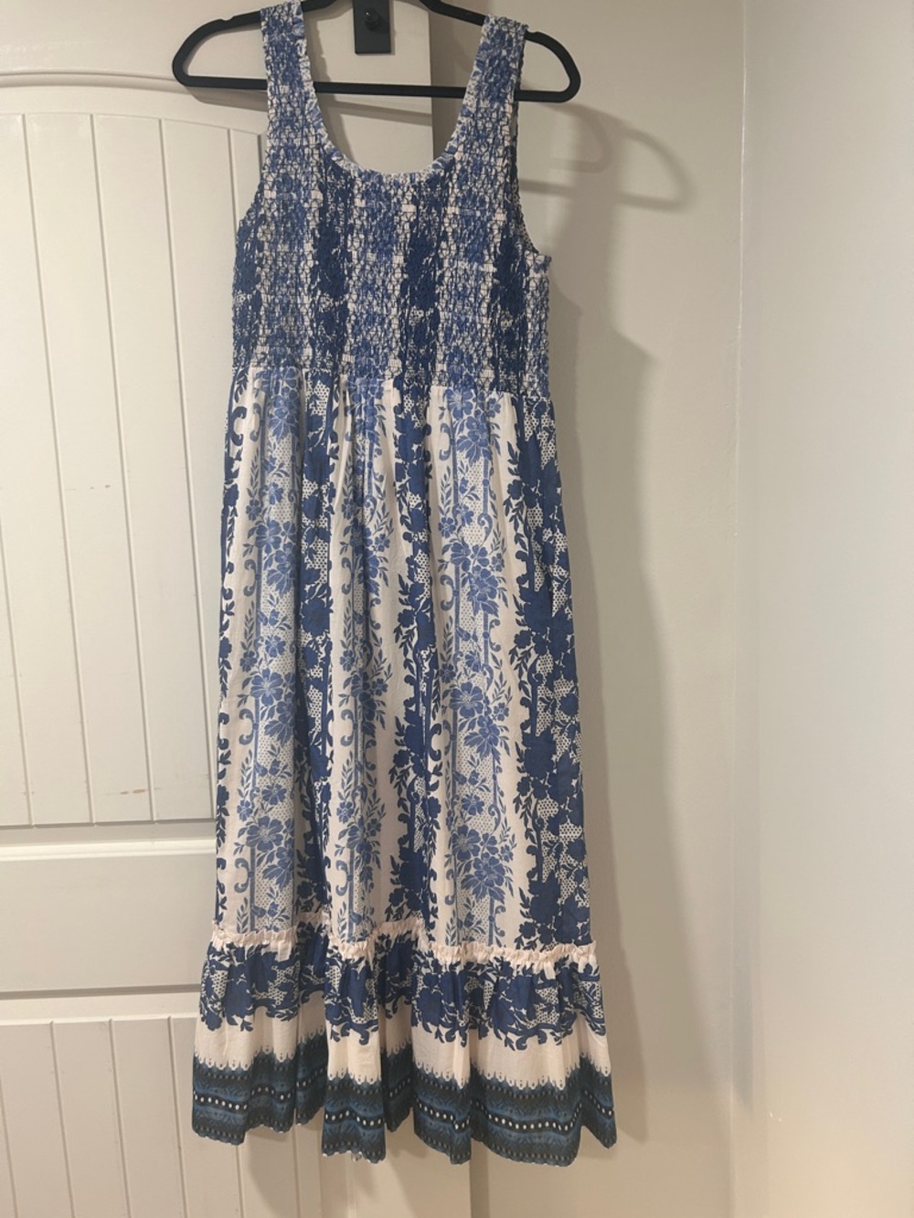 Tuckernuck Bondi Blues Cotton Voile Mallie Dress - Picture 4 of 5